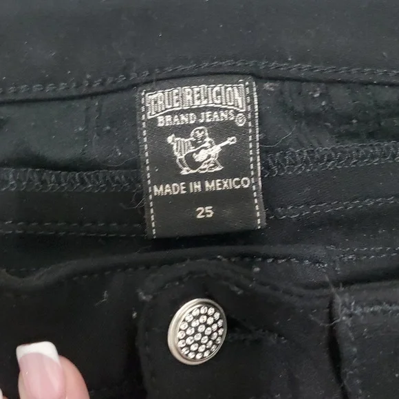 True Religion Black Denim Jeans. - Picture 2 of 5